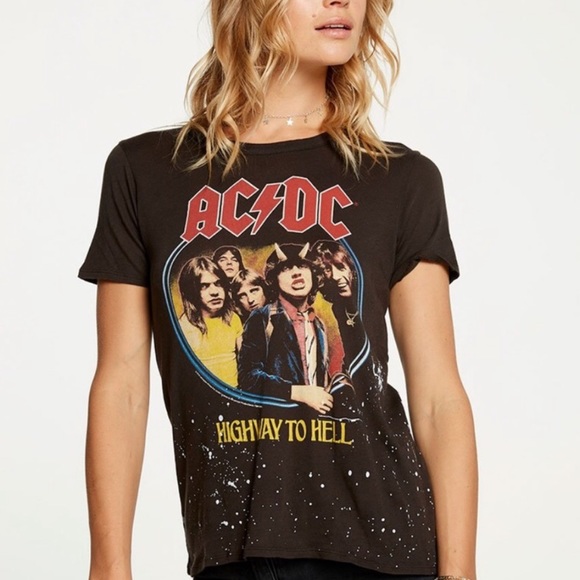 Chaser Tops - AC/DC NEW Chaser Brand Band Shirt